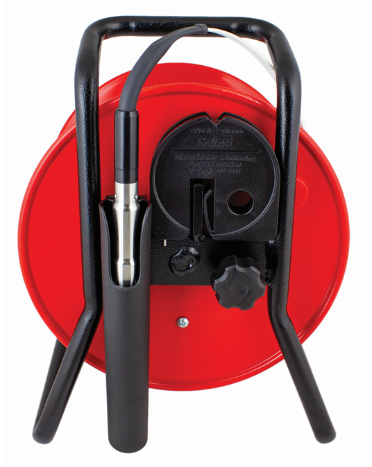 Solinst 105 Well casing and depth indicator facing left 